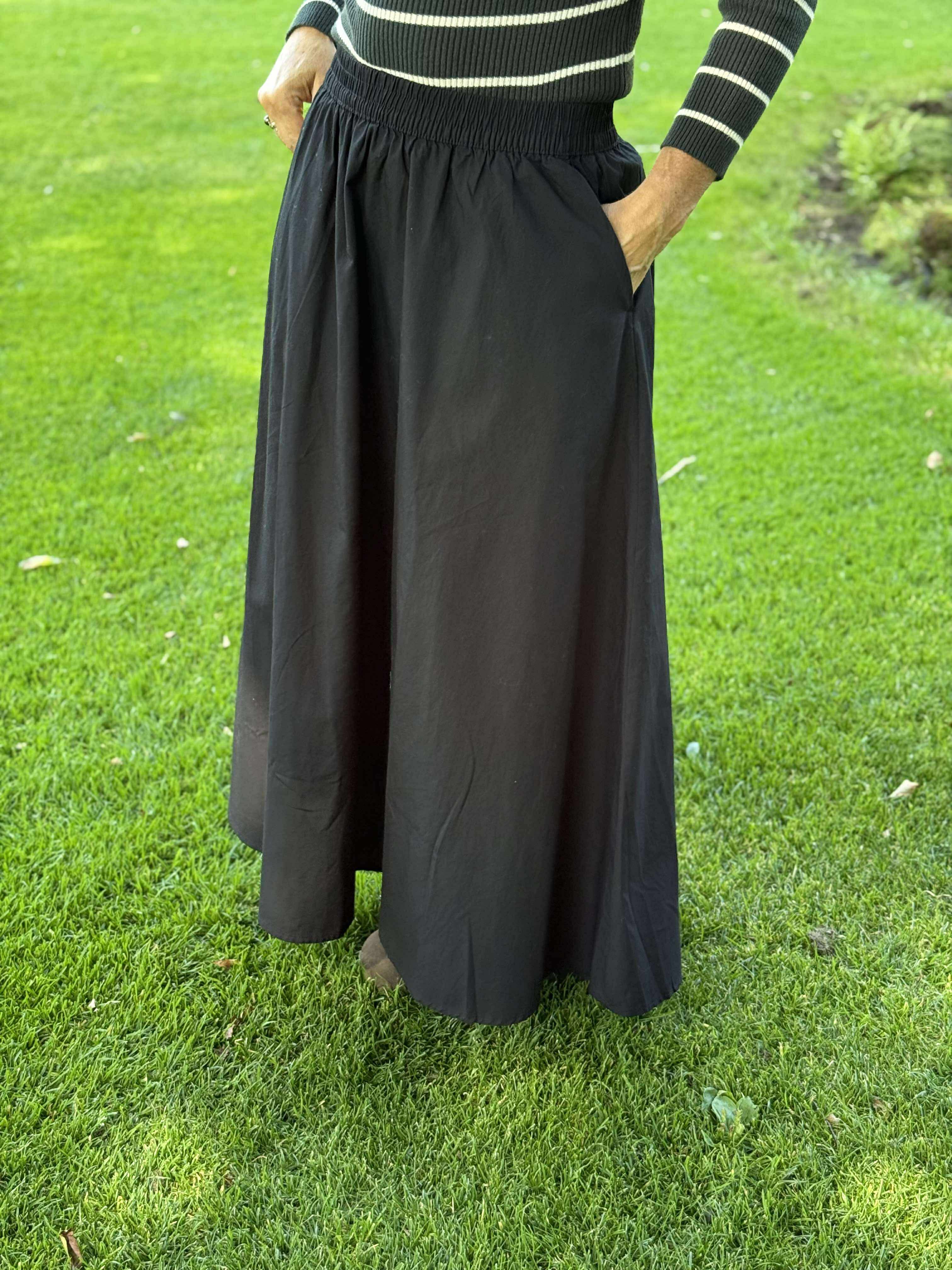 VMCHARLOTTE Long Skirt - Black